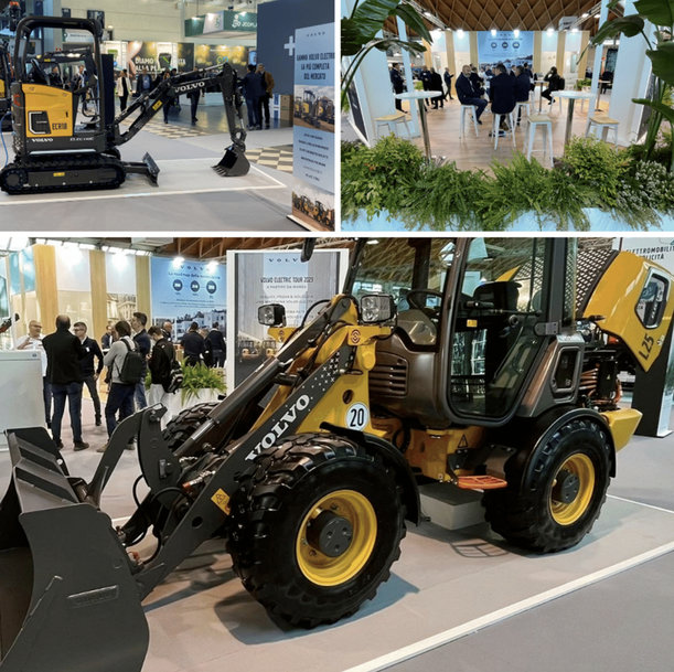 VOLVO CE ITALIA HA PRESENTATO AD ECOMONDO LA GAMMA COMPLETA DELLE MACCHINE COMPATTE ELETTRICHE